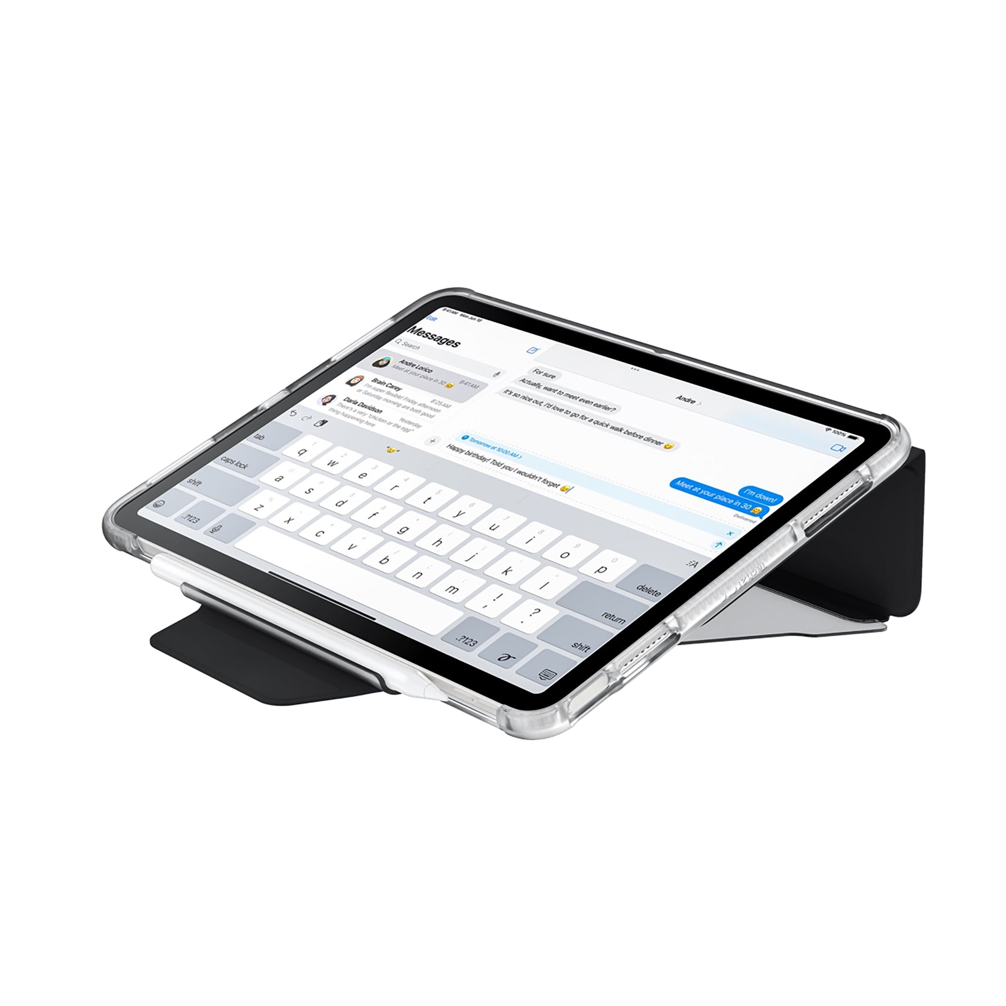 FlexFolio - Apple iPad Air 10.9-11-inch (2020-2025) / iPad Pro 11-inch (2018-2021) Case - Clear