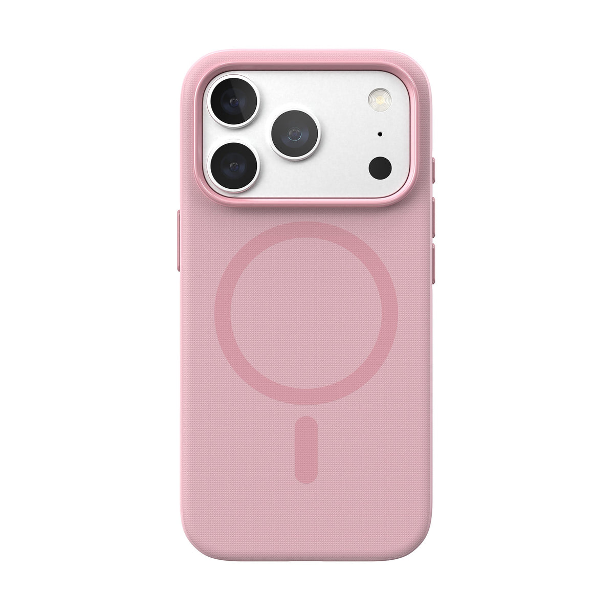View of the back of the phone case from straight on with phone inside#color_quiet-blush