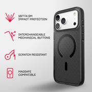 EvoCheck MagSafe - Apple iPhone 18 Pro Max/17 Pro Max Case - Smokey/Black