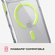 EvoCrystal Glow MagSafe - Apple iPhone 18 Pro Max/17 Pro Max Case - Clear/Neon (Glow-in-the-Dark)