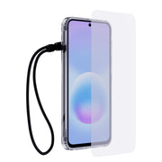 EvoLite Clear + Tempered Glass + Lanyard - Samsung Galaxy A57 5G 3-in-1 Bundle - Clear