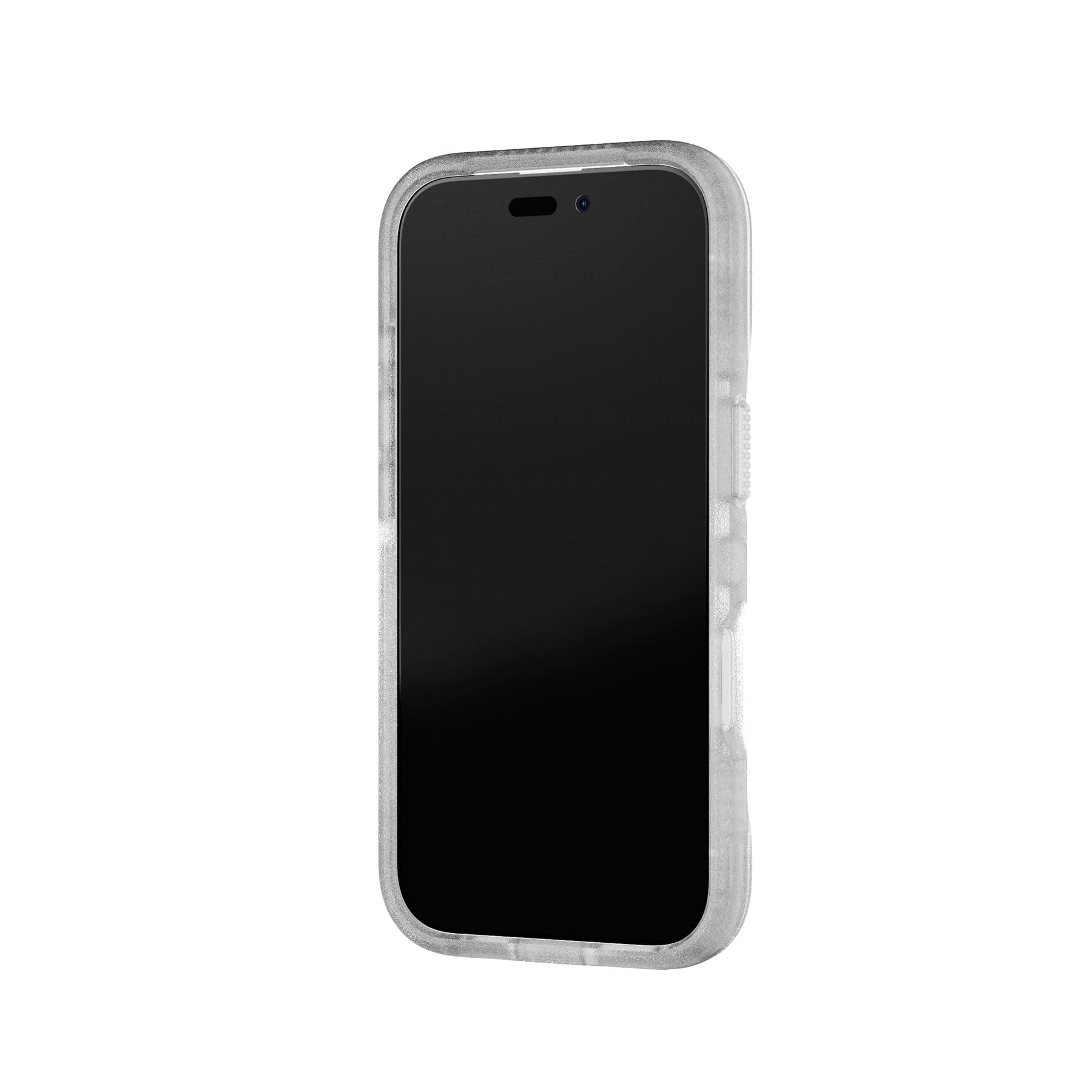 Tech21 EvoSparkle Custodia Per IPhone 16 Pro, Trasparente Con Effetto Olografico, MagSafe, Biodegradabile