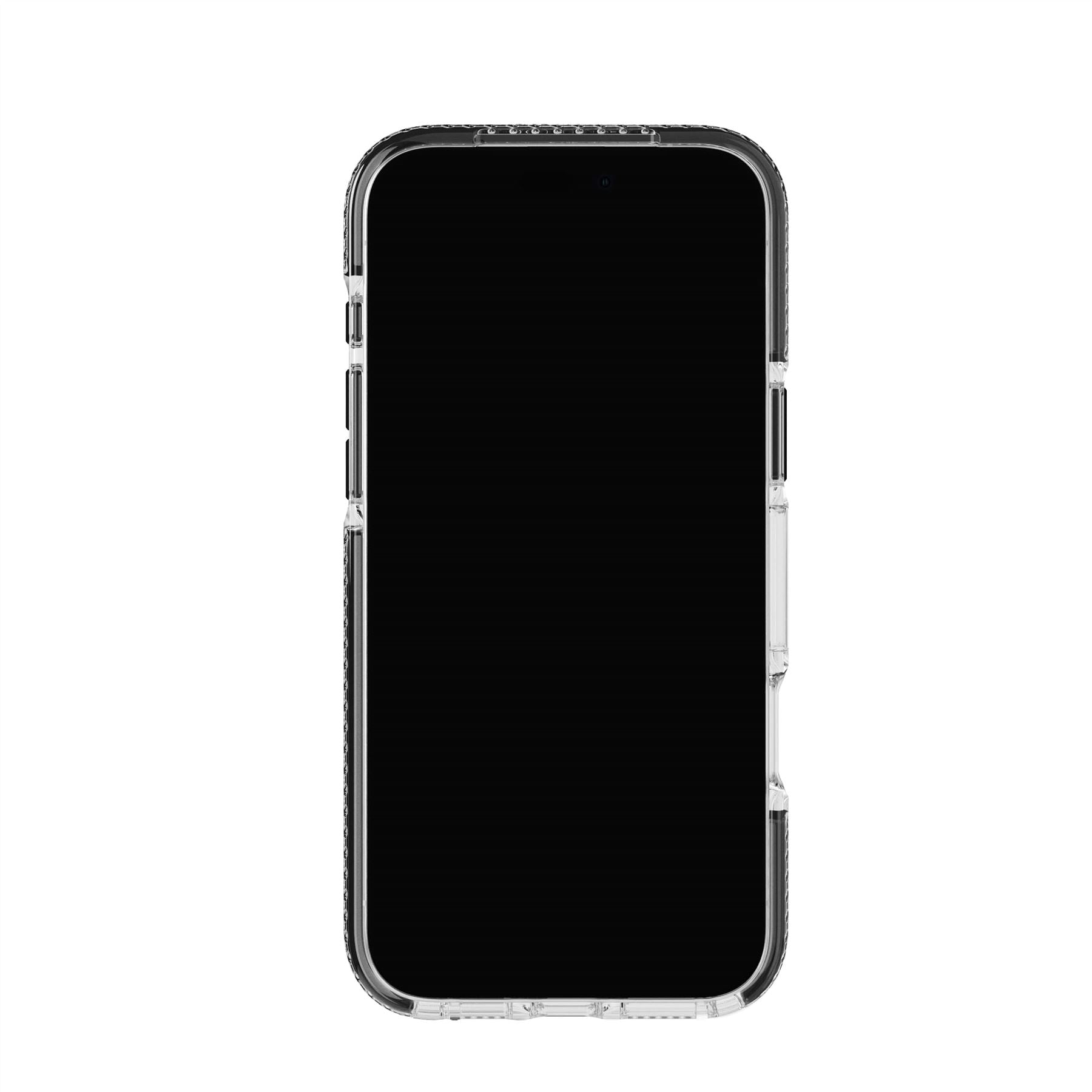 Tech21 EvoSparkle Custodia IPhone 16 Pro Max - MagSafe, Antiurto 3,6m, Biodegradabile, Effetto Olografico, Zen Clear