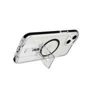 Evo Crystal Kick - Apple iPhone 15 Plus Case MagSafe® Compatible - Clear Black