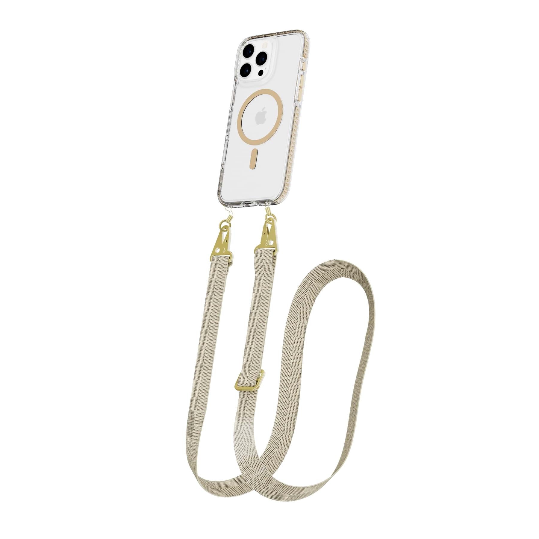 EvoCrystal - Apple iPhone 16 Pro Max Case with Cross-Body