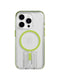 Evo Crystal Kick - Apple iPhone 15 Pro Case MagSafe® Compatible - Lime