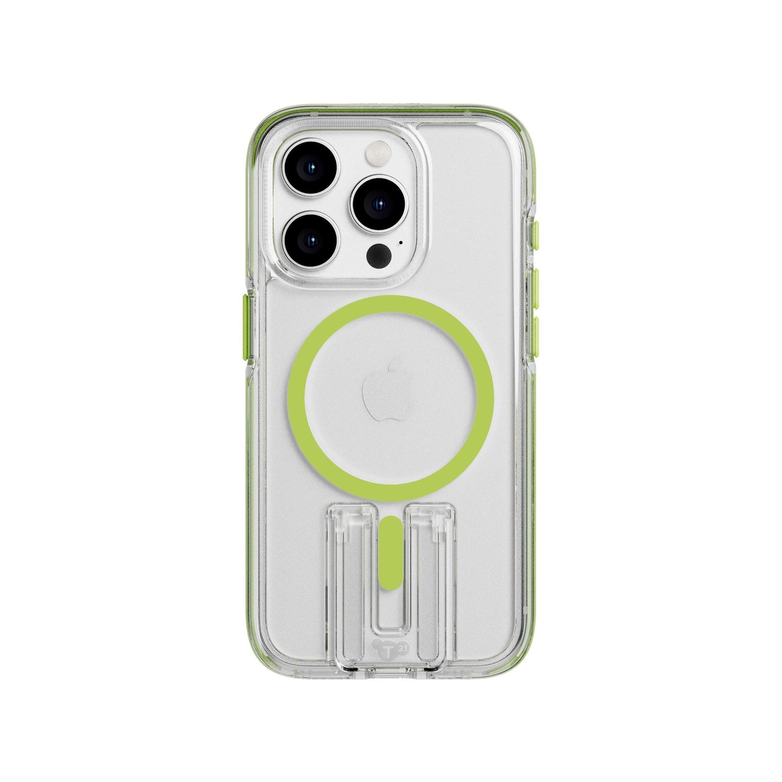 Evo Crystal Kick - Apple iPhone 15 Pro Case MagSafe® Compatible - Lime