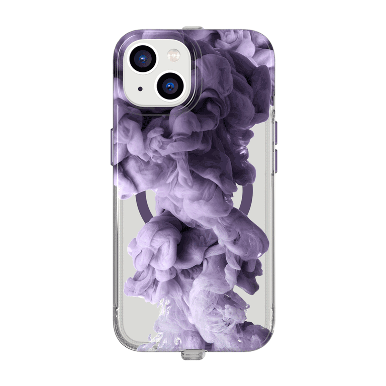 Purple LV Samsung Galaxy S22 Clear Case