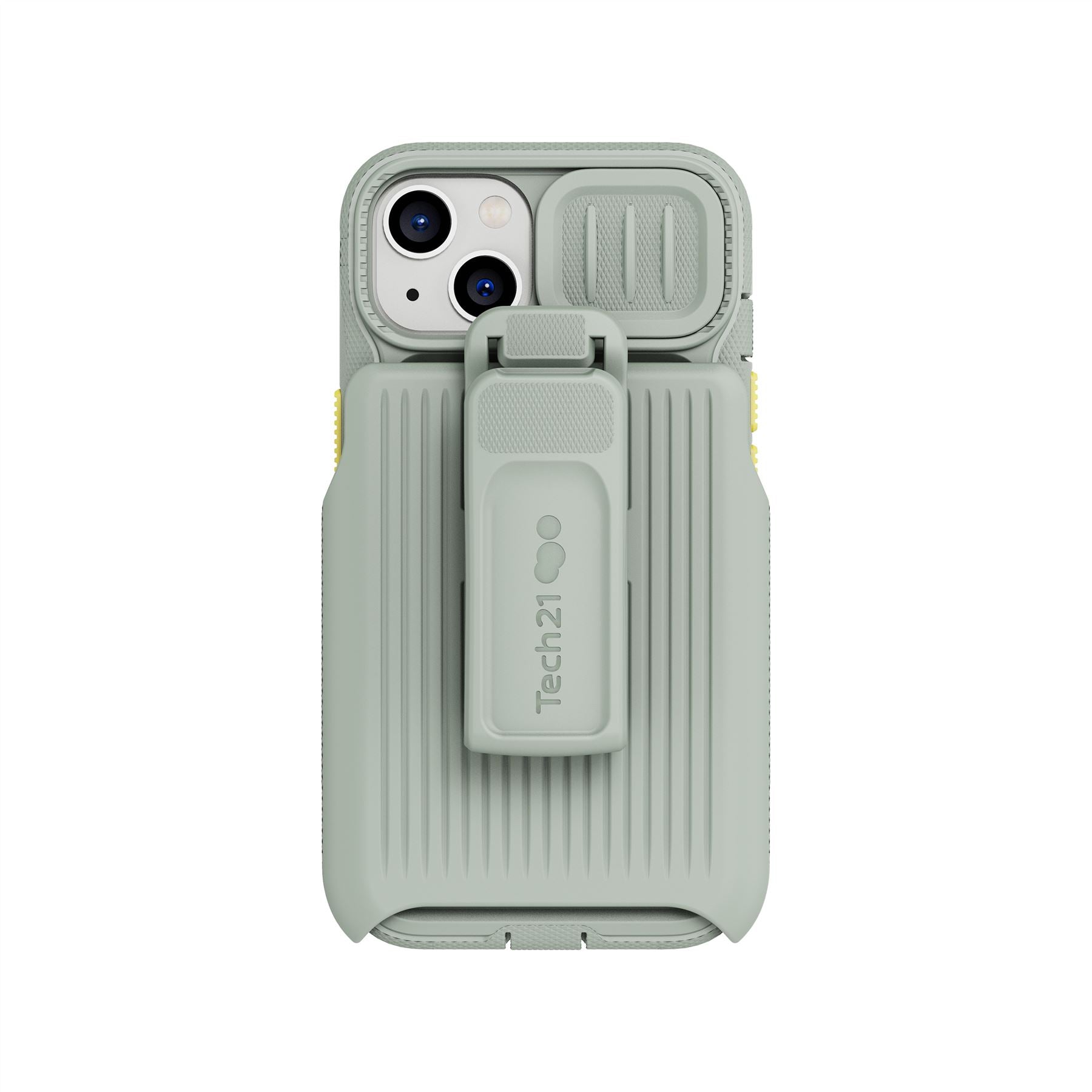 EvoMax - Apple iPhone 13 Case with Holster - Khaki Grey