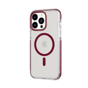 EvoCrystal - Apple iPhone 14 Pro Max Case MagSafe® Compatible - Burgundy