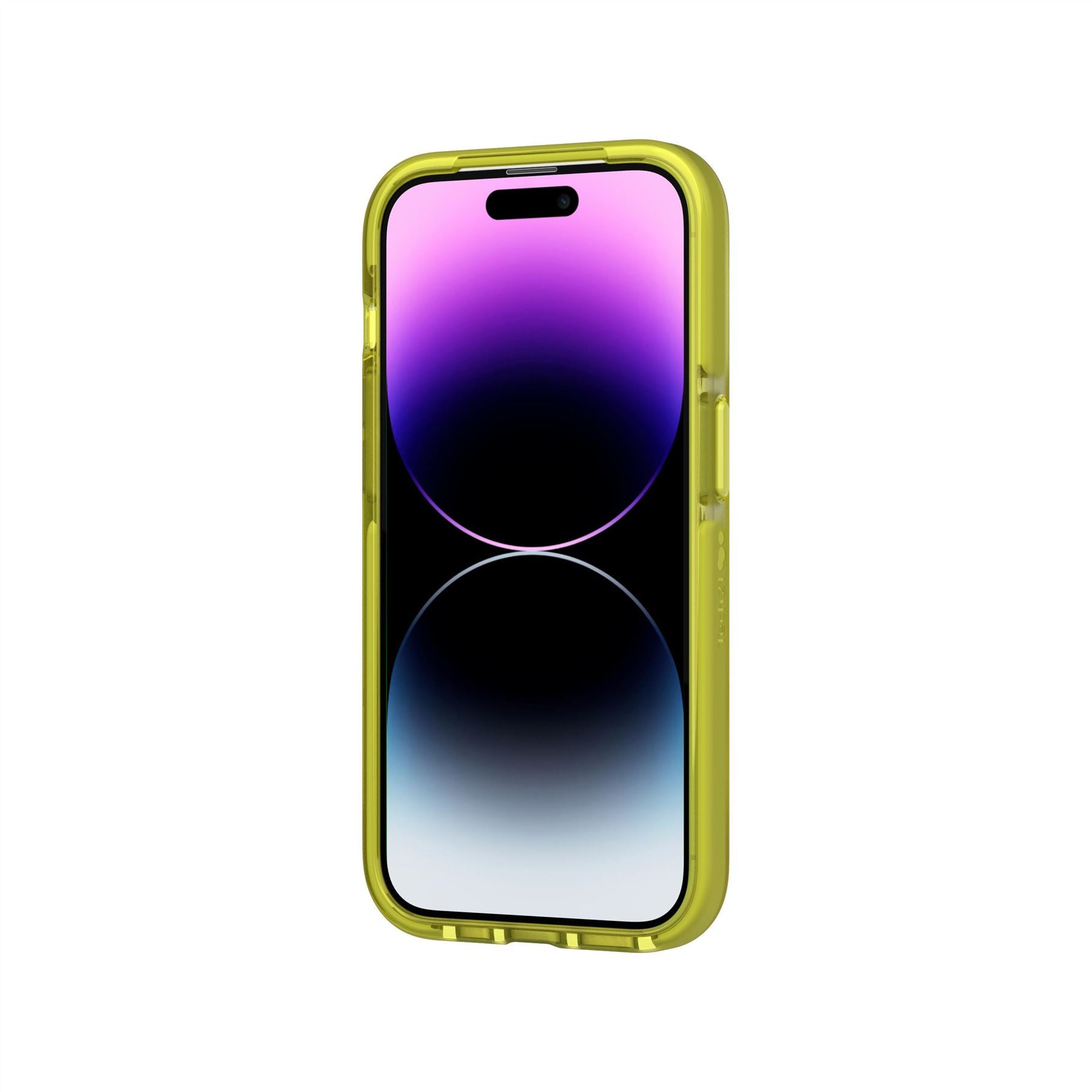 EvoCheck - Apple iPhone 14 Pro Case - Acid Yellow | Tech21 Ltd - US