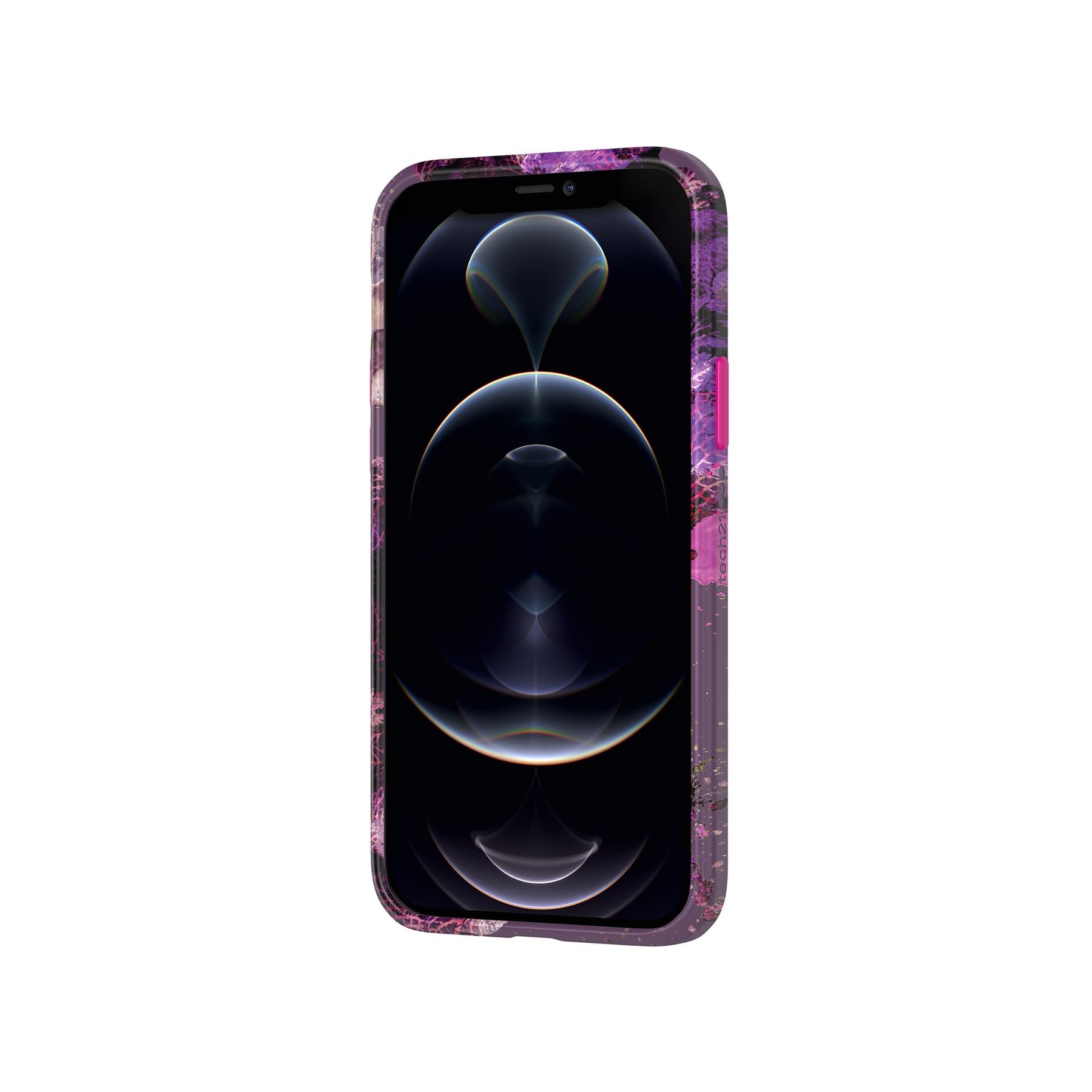 Eco Art - Apple iPhone 12/12 Pro Case - Pink/Purple | Tech21 Ltd - US
