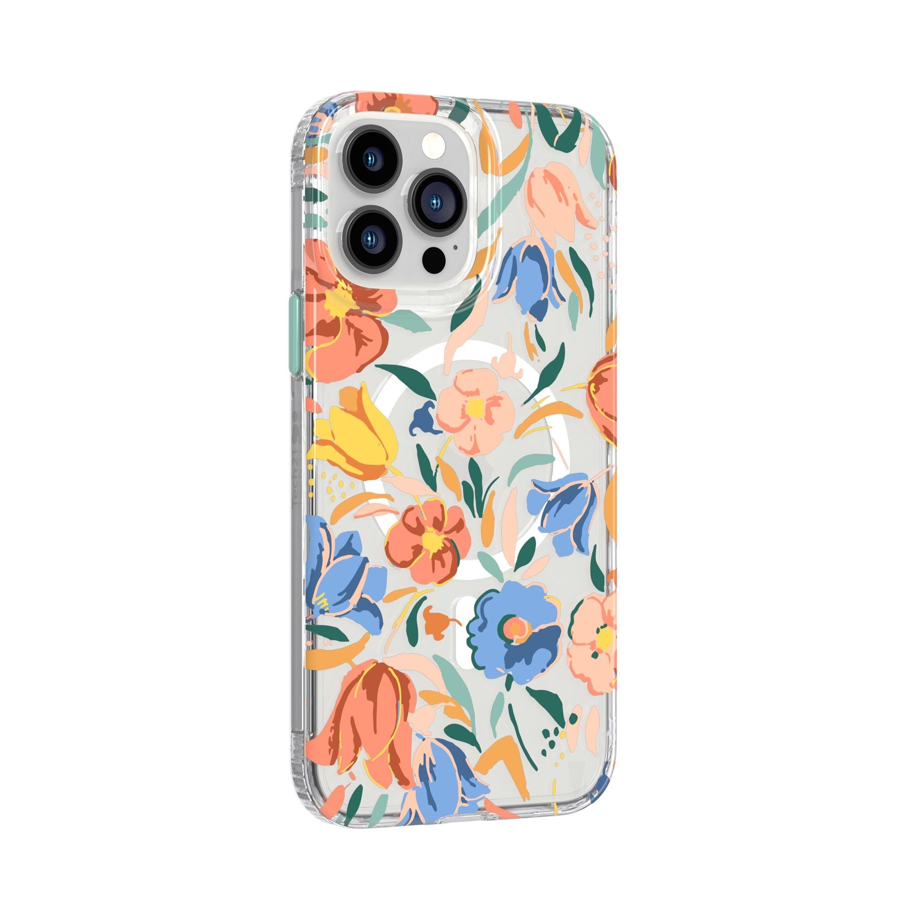 EvoArt - Apple iPhone 13 Pro Max Case MagSafe® Compatible - Peach Tulip