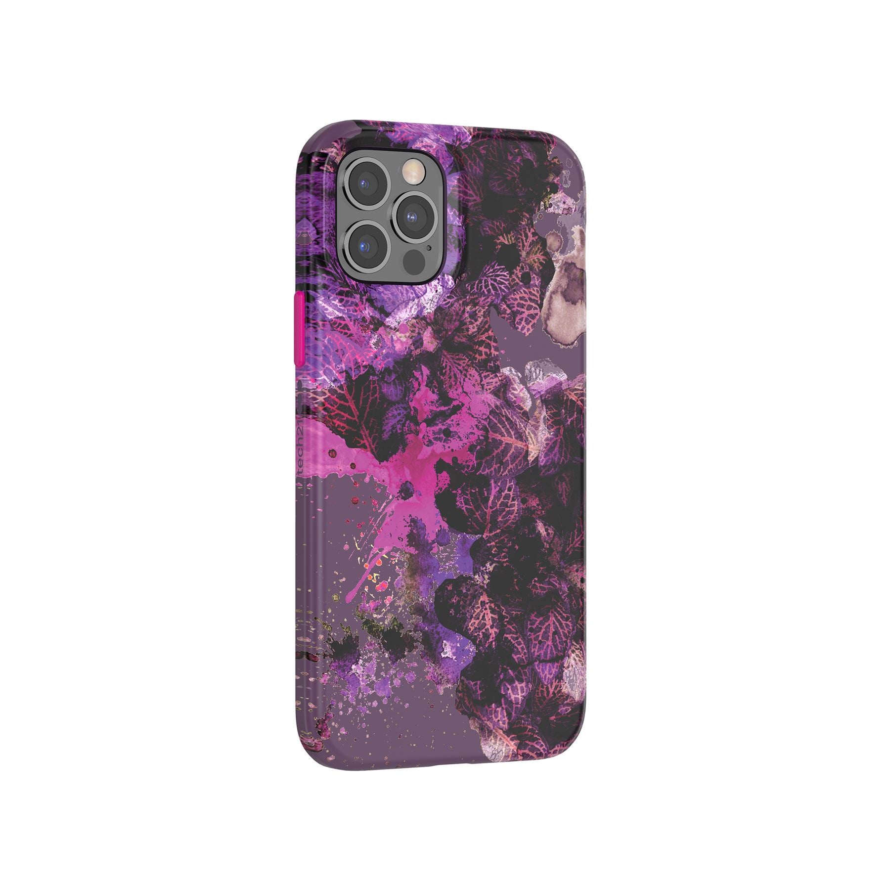 Eco Art Apple iPhone 12/12 Pro Case Pink/Purple Tech21 Ltd US
