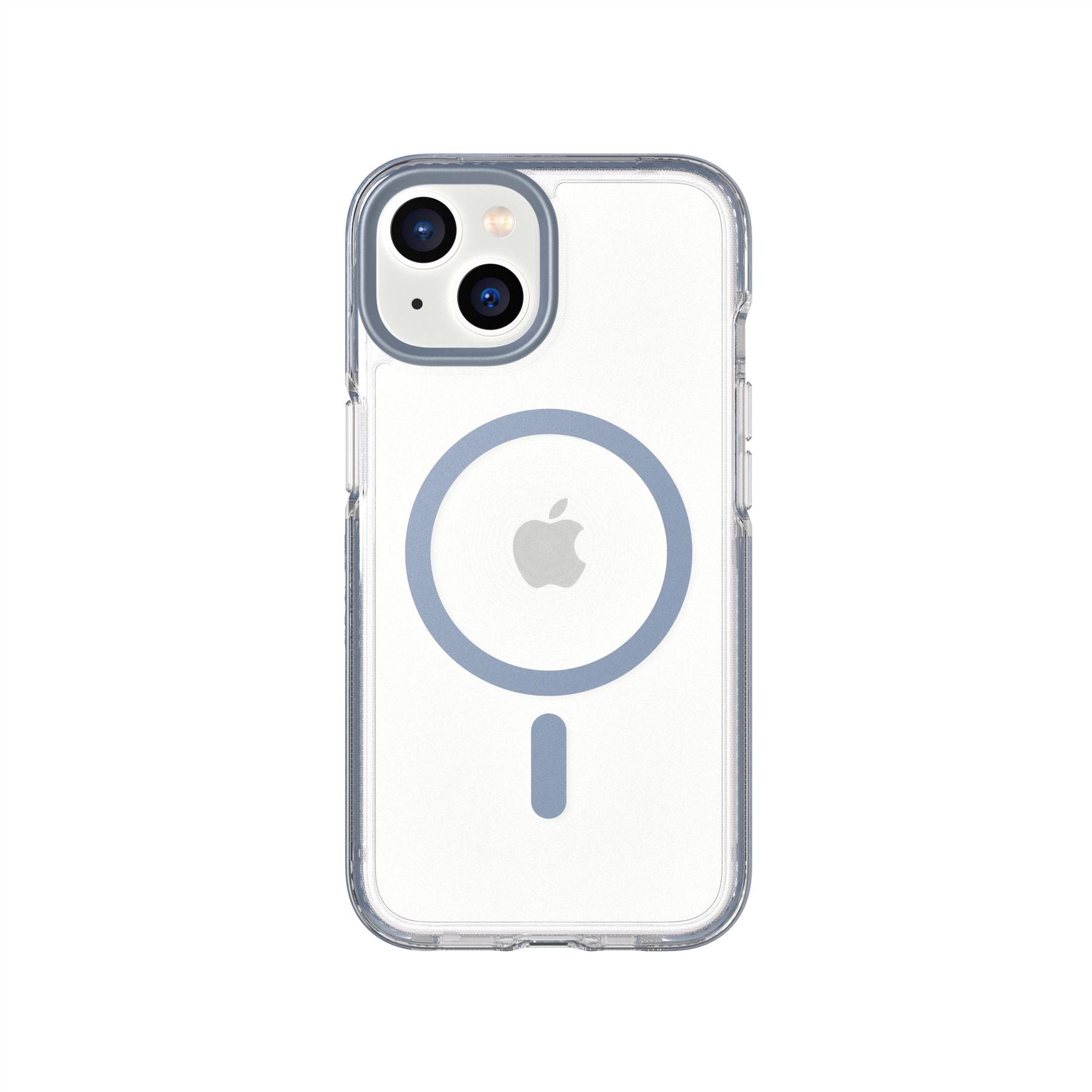 EvoCrystal - Apple iPhone 16e/14 Case MagSafe® Compatible - Steel Blue