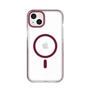 Evo Crystal - Apple iPhone 14 Plus Case MagSafe® Compatible - Burgundy